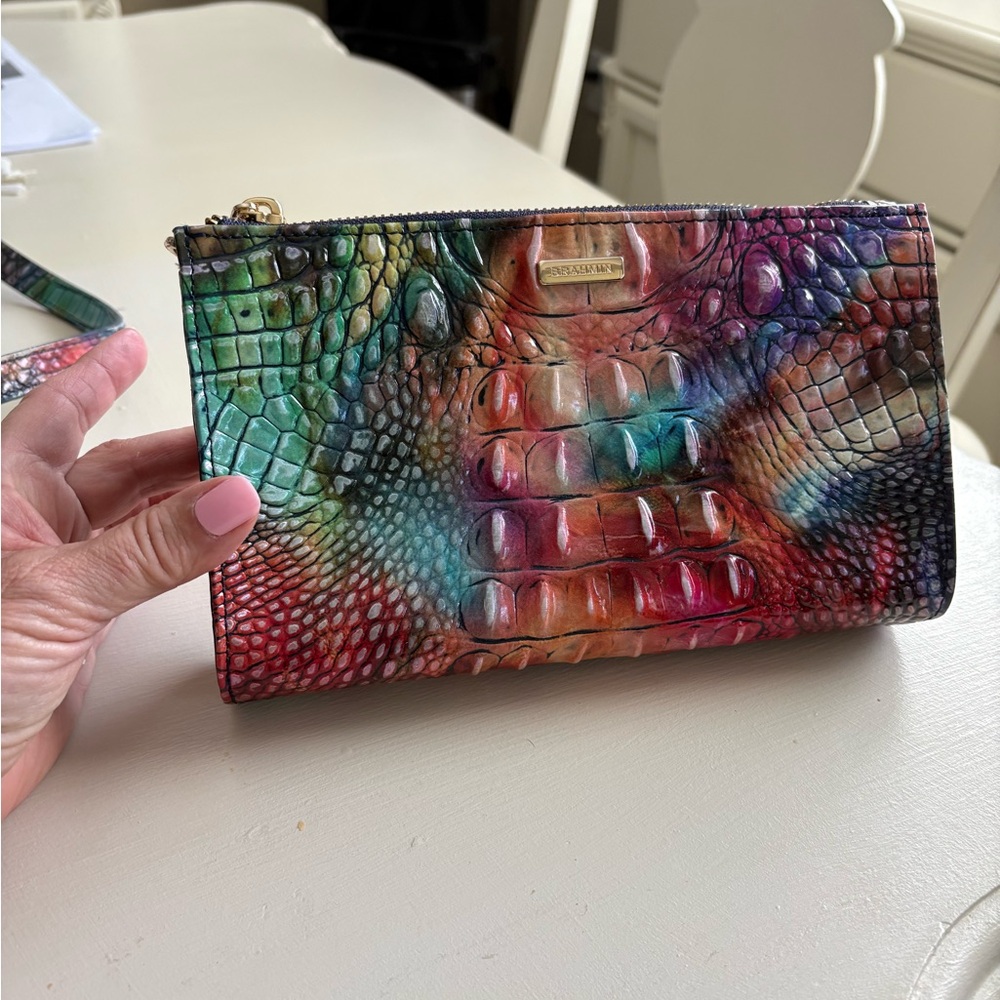 Brahmin wristlet multi color